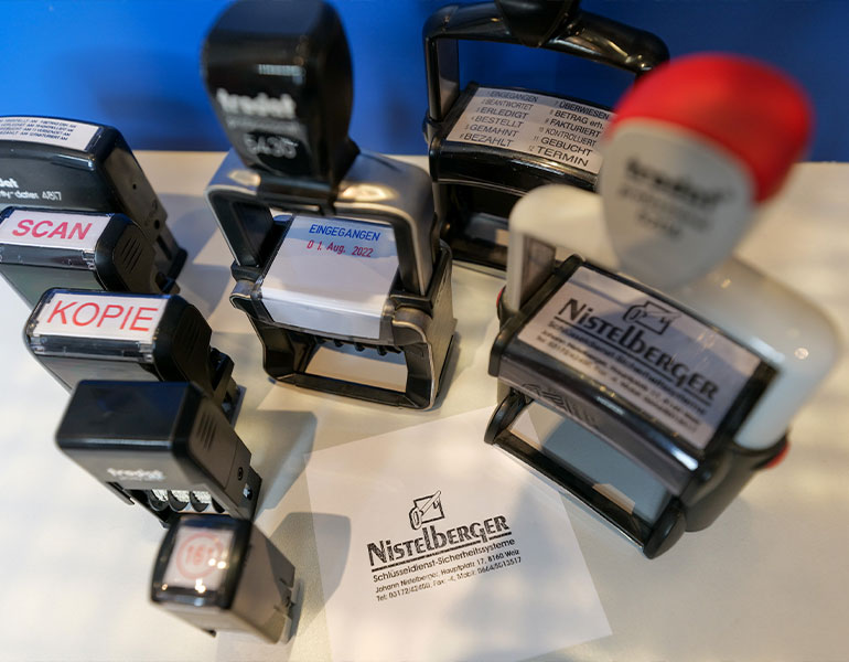 Stempel - Nistelberger Schlüsseldienst & Sicherheitssysteme
